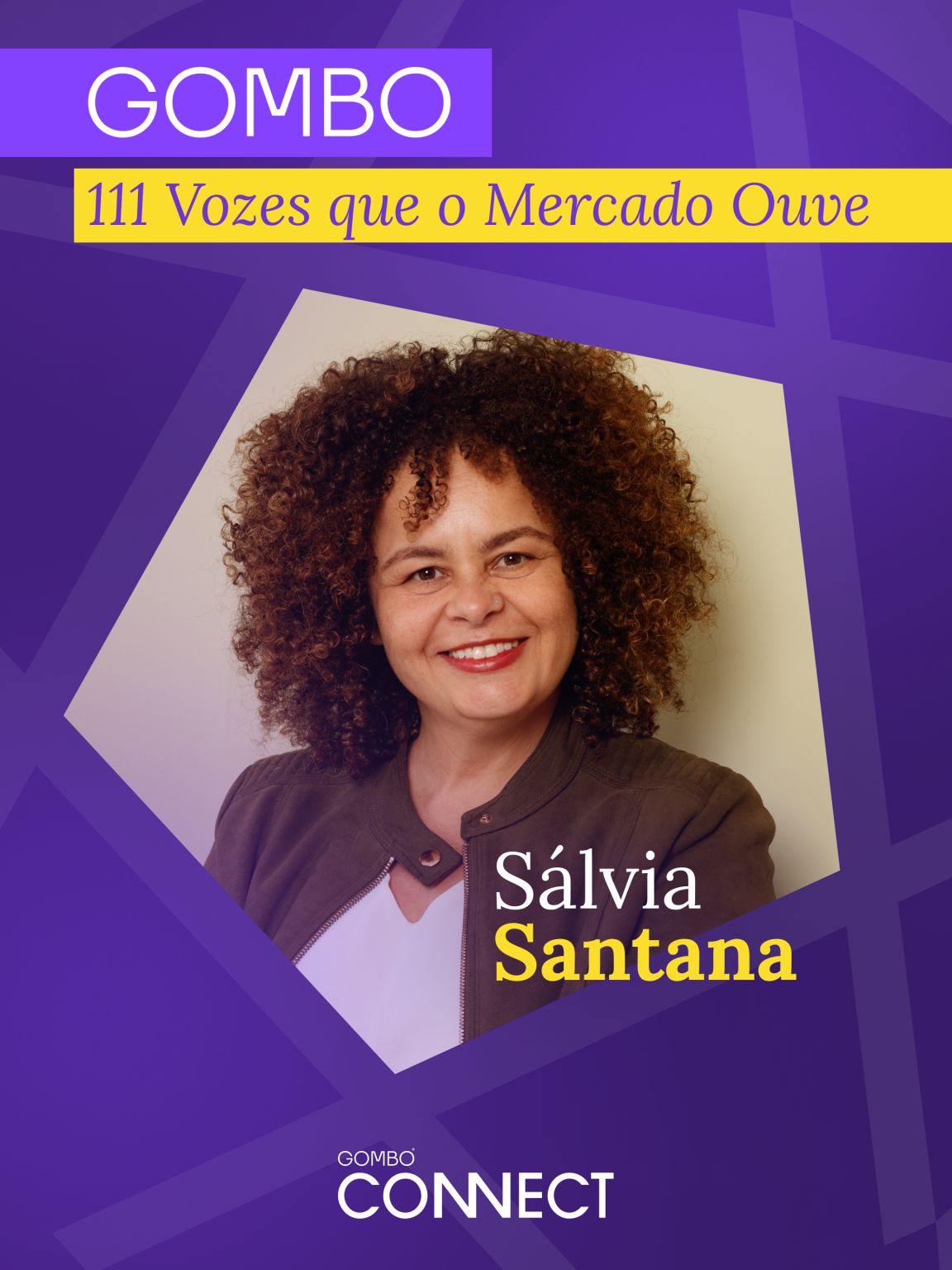Arte do reconhecimento Gombo 111 Vozes que o Mercado Ouve, com fotografia de Sálvia Santana